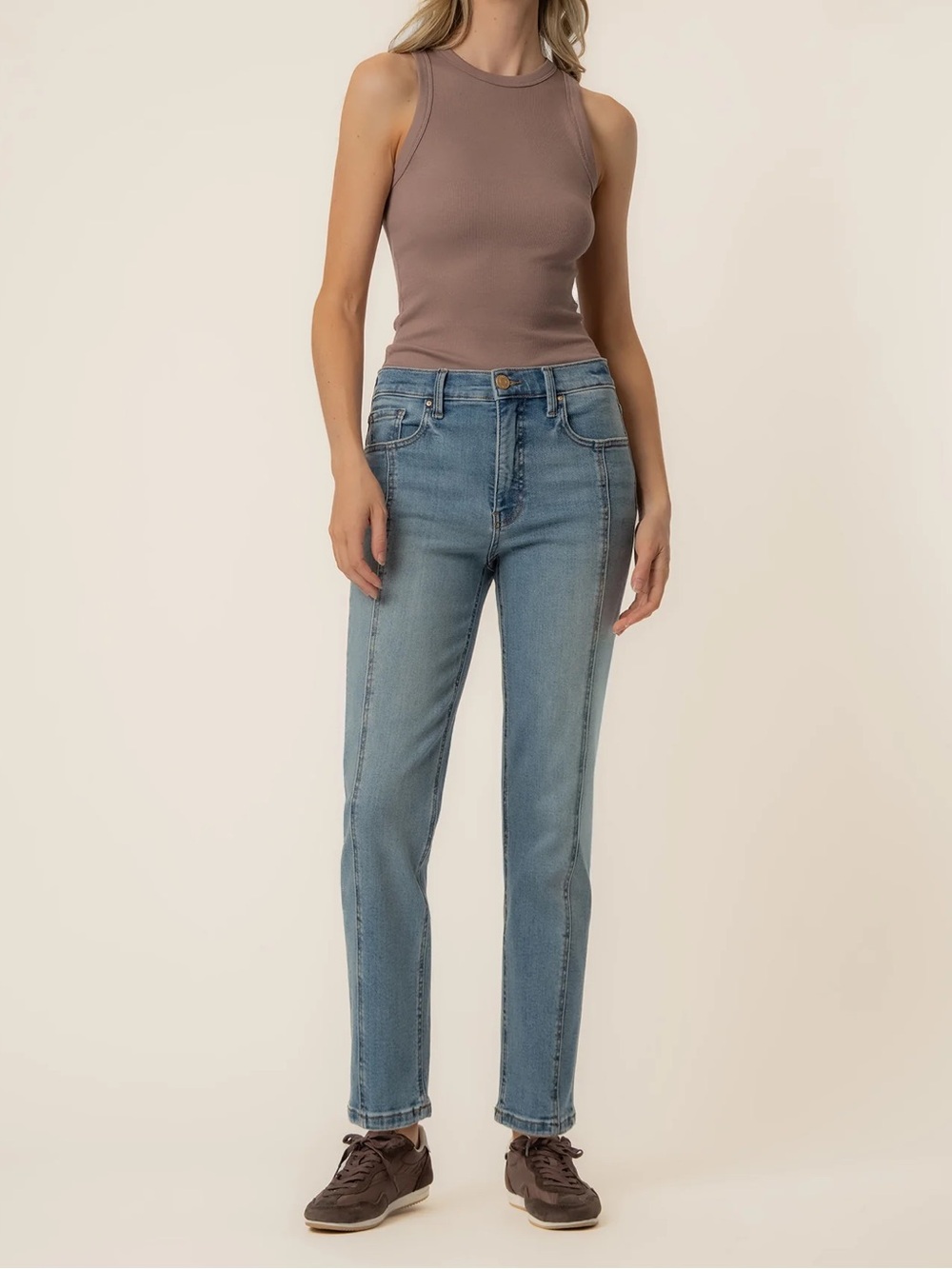 Blair High Rise Straight Leg, Exclusive in Temper Wash from Kut from the Kloth